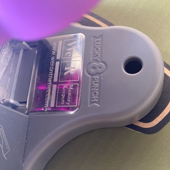 Lucky 8 Punch Scrap Bookers Tools - Picture 2 of 5